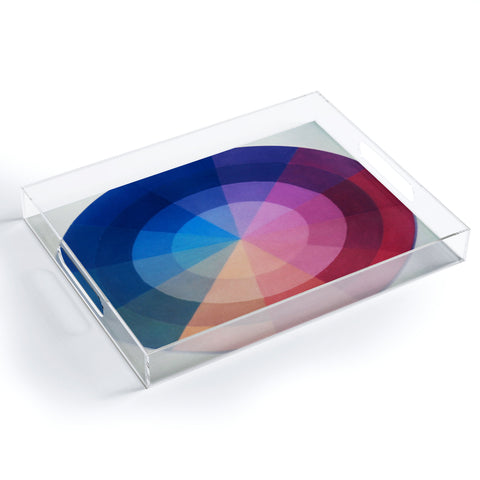 The Light Fantastic Color Wheel Acrylic Tray