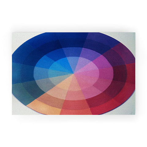 The Light Fantastic Color Wheel Welcome Mat