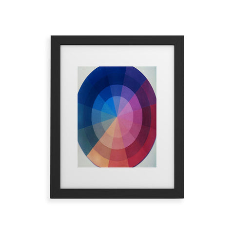 The Light Fantastic Color Wheel Framed Art Print