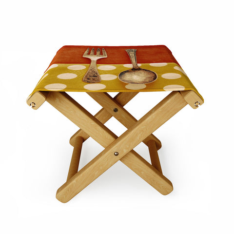 The Light Fantastic Fork And Spoon Folding Stool