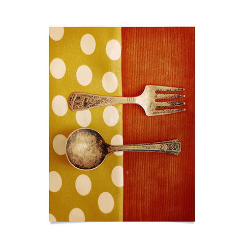 The Light Fantastic Fork And Spoon Poster