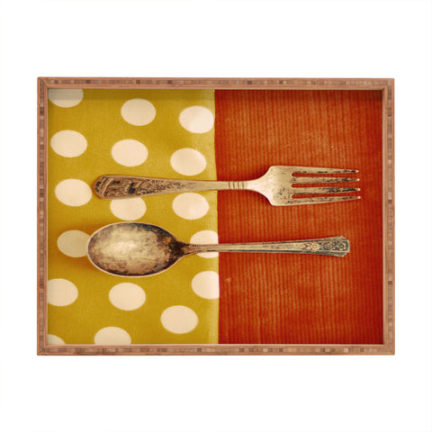 The Light Fantastic Fork And Spoon Rectangular Tray