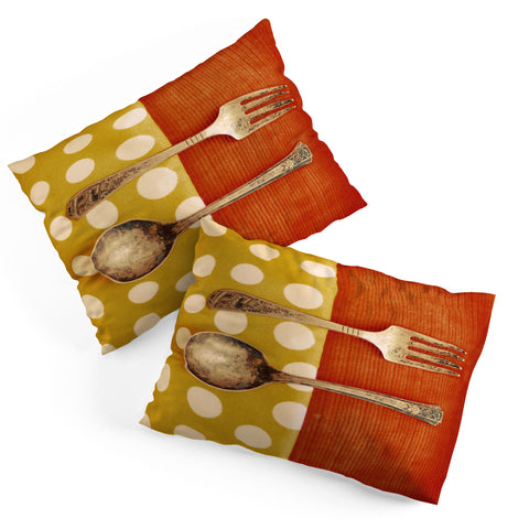 The Light Fantastic Fork And Spoon Pillow Shams