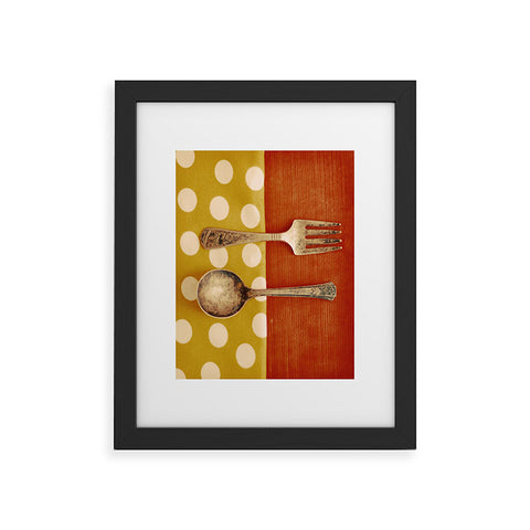 The Light Fantastic Fork And Spoon Framed Art Print