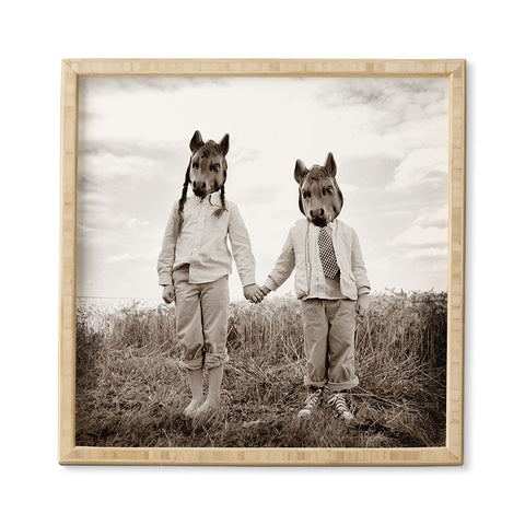 The Light Fantastic Sister And Brother Framed Wall Art