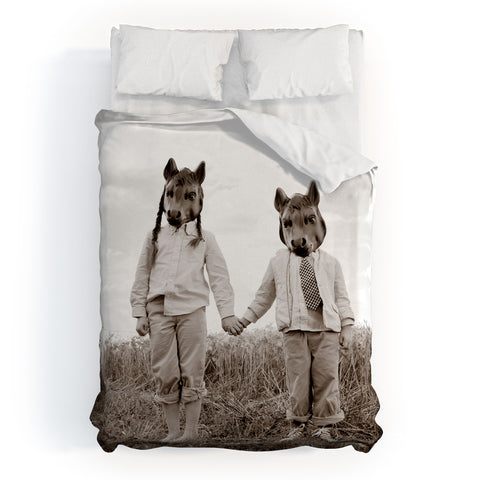 The Light Fantastic Sister And Brother Duvet Cover