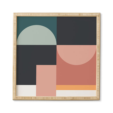 The Old Art Studio Abstract Geometric 07 Framed Wall Art