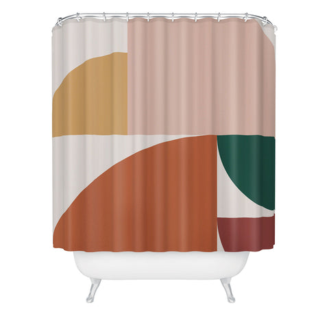 The Old Art Studio Abstract Geometric 10 Shower Curtain
