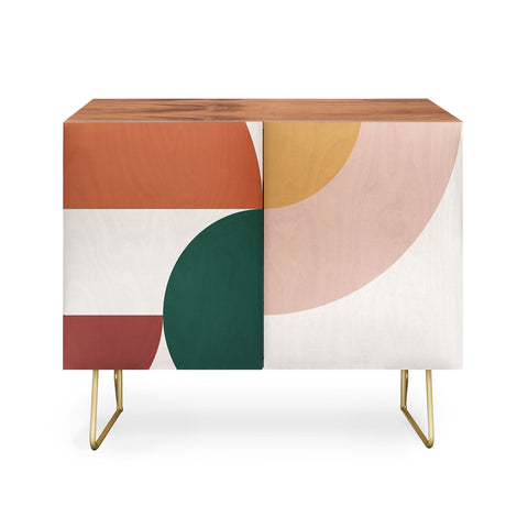 The Old Art Studio Abstract Geometric 12 Credenza