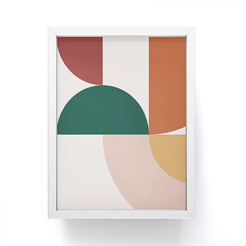 The Old Art Studio Abstract Geometric 12 Framed Mini Art Print