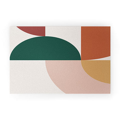 The Old Art Studio Abstract Geometric 12 Welcome Mat