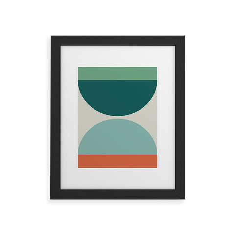 The Old Art Studio Abstract Geometric 20 Framed Art Print