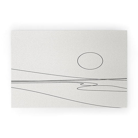 The Old Art Studio Abstract Landscape 15B Welcome Mat