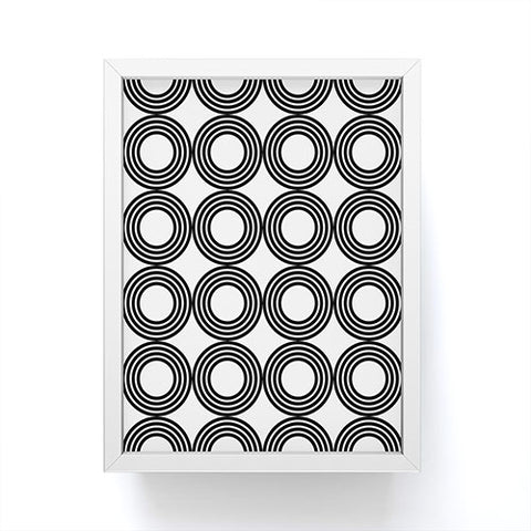 The Old Art Studio Geometric Pattern 02A Framed Mini Art Print