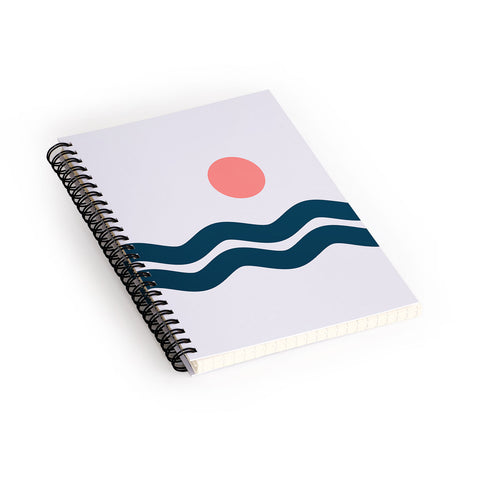 The Old Art Studio Nautical 06 Spiral Notebook