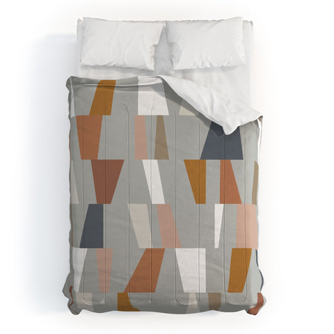 The Old Art Studio Neutral Geometric 01 Comforter