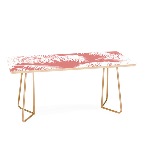 The Old Art Studio Pink Palm Coffee Table