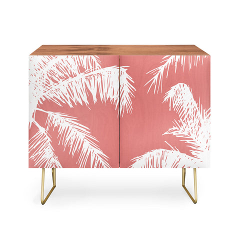 The Old Art Studio Pink Palm Credenza