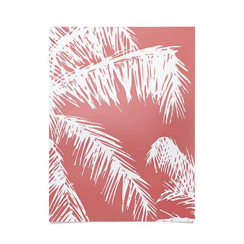 The Old Art Studio Pink Palm Poster