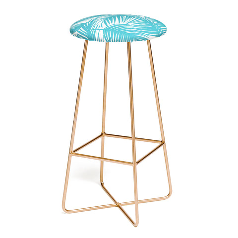 The Old Art Studio Tropical Pattern 02A Bar Stool