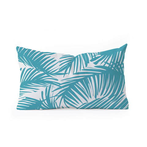 The Old Art Studio Tropical Pattern 02A Oblong Throw Pillow