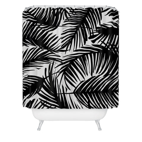 The Old Art Studio Tropical Pattern 02D Shower Curtain
