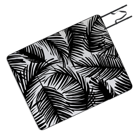 The Old Art Studio Tropical Pattern 02D Picnic Blanket