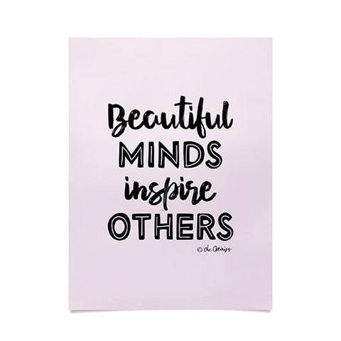 The Optimist Beautiful Minds Inspire Others Poster