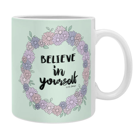 The Optimist Believe In Yourself Quote Coffee Mug