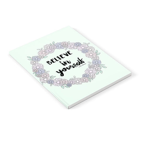 The Optimist Believe In Yourself Quote Notebook