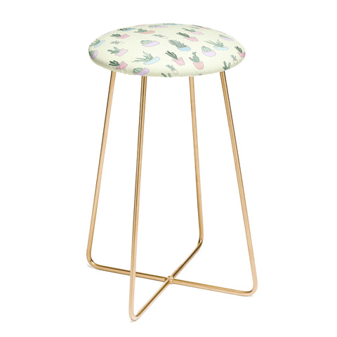 The Optimist Cactus All Over Counter Stool