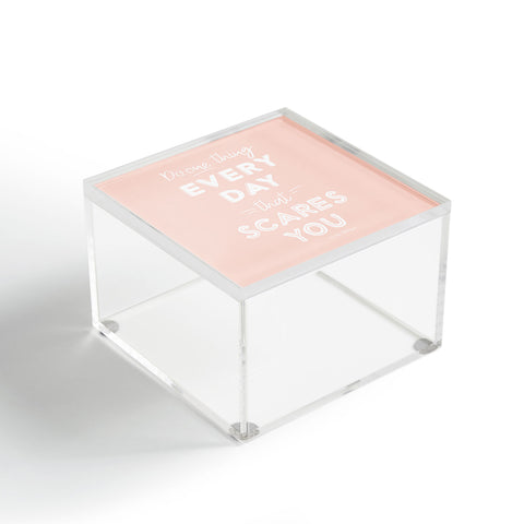The Optimist Do One Thing Every Day Quote Acrylic Box