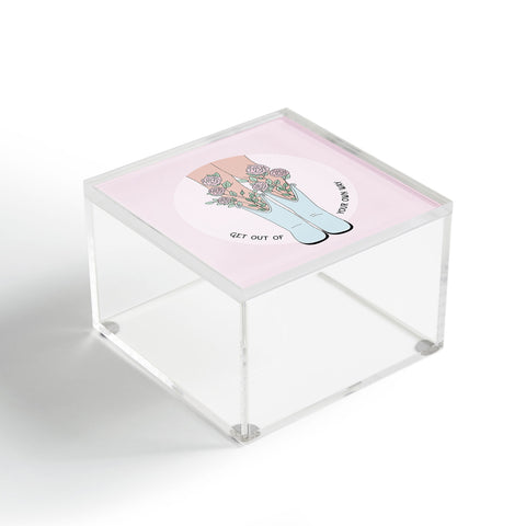 The Optimist Get Out Of Your Own Way Quote Acrylic Box