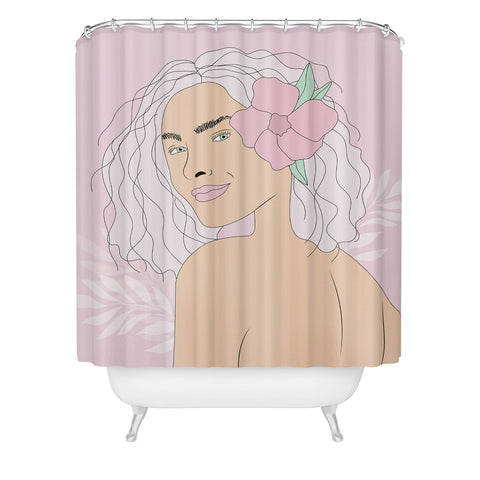 The Optimist Growing Positive Thoughts Shower Curtain