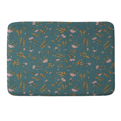 The Optimist I Can See The Change Floral Memory Foam Bath Mat