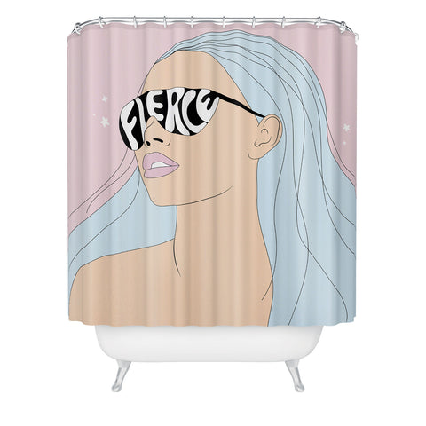 The Optimist I Can See the Future Shower Curtain