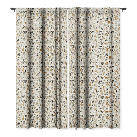 The Optimist Leaves Of Change Pattern Blackout Window Curtain