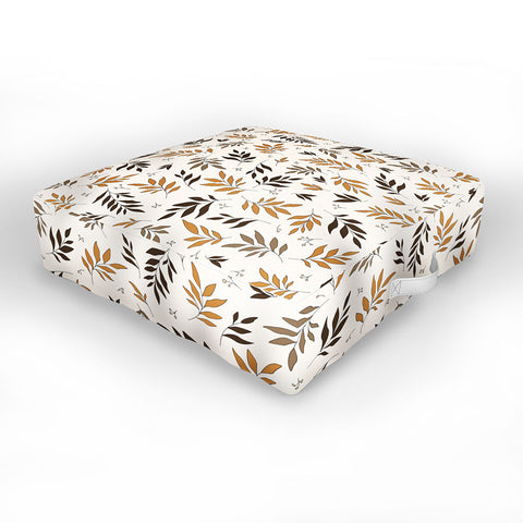 The Optimist Leaves Of Change Pattern Outdoor Floor Cushion