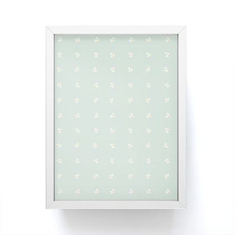 The Optimist Little Daisies In a Row Framed Mini Art Print
