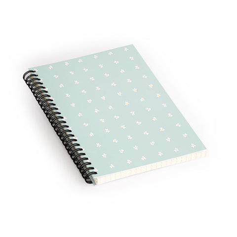 The Optimist Little Daisies In a Row Spiral Notebook