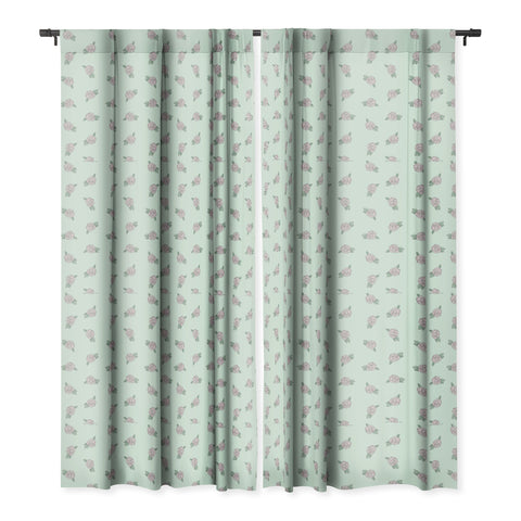 The Optimist Roses All Over Blackout Window Curtain