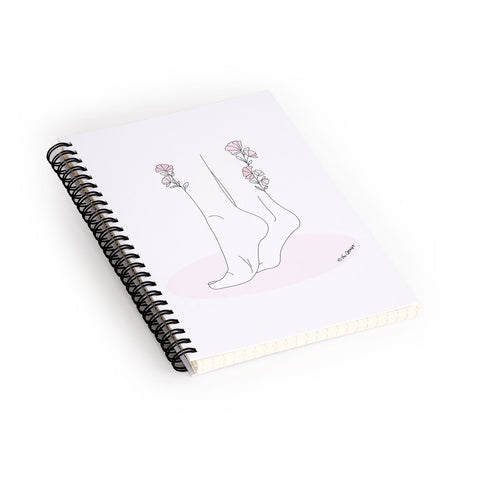The Optimist Taking Baby Steps Spiral Notebook
