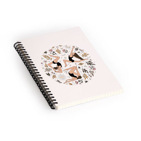 The Optimist The Dance Of The Spirit Spiral Notebook