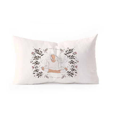 The Optimist The Power Within Oblong Throw Pillow