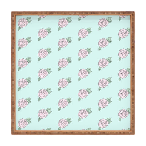 The Optimist The Rose Garden Square Tray