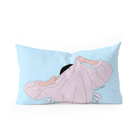 The Optimist The Struggle Is REAL Oblong Throw Pillow