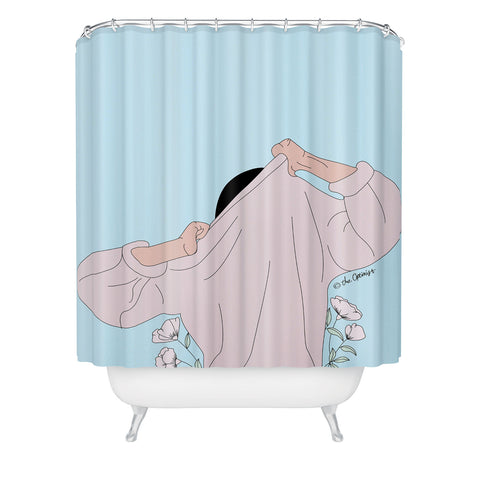 The Optimist The Struggle Is REAL Shower Curtain