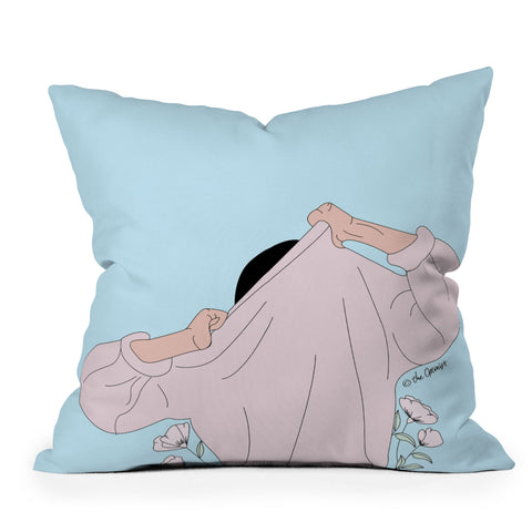 The Optimist The Struggle Is REAL Throw Pillow