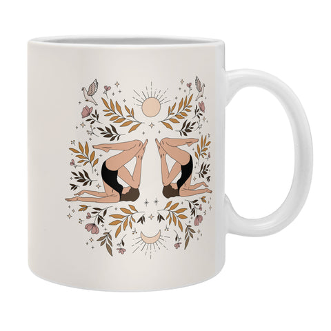 The Optimist The Symmetry Pose Coffee Mug