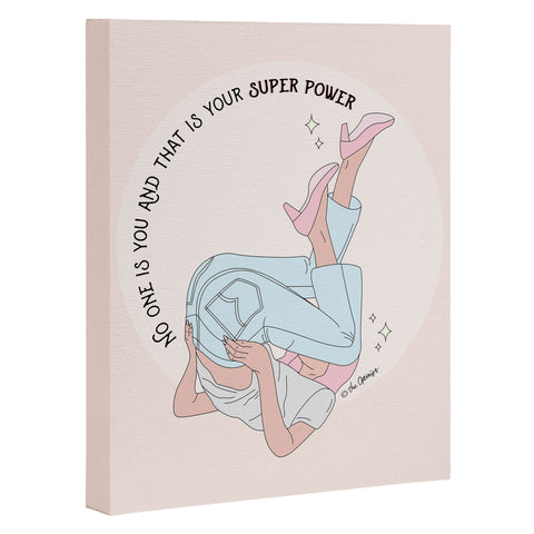 The Optimist This Is Your Superpower Art Canvas